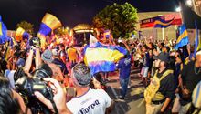 Aficionados del América y San Luis se enfrentaron en las calles cercanas al Alfonso Lastras