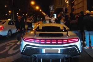 Cristiano Ronaldo fue captado en su Bugatti de más de 10 millones de dólares por Madrid