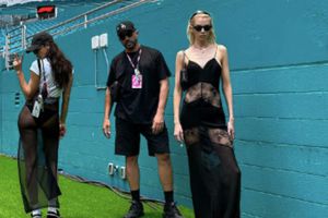 Irina Shayk sorprendió a todos por atuendo en el Gran Premio de Miami