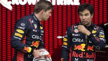 Checo Pérez tras su lucha con Max Verstappen en la carrera Sprint: 'Está todo bien'