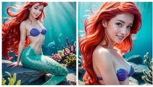 Inteligencia artificial recrea a Ariel de La Sirenita para el nuevo live action de Disney