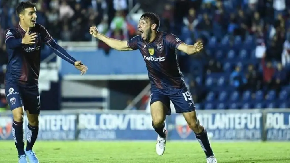 Antonio Portales luego de anotar con Atlante | INSTAGRAM: @antonioportales