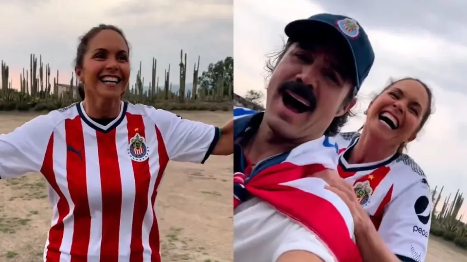 Chivas: Lucerito perdió apuesta por el Clásico Nacional y cantó el himno del Rebaño