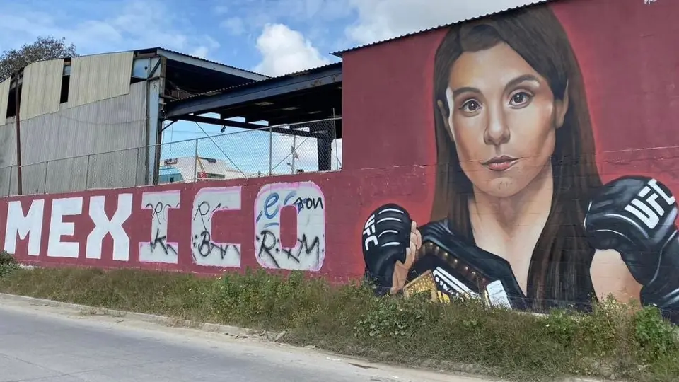 UFC: Crean mural en honor a Alexa Grasso, campeona de peso mosca