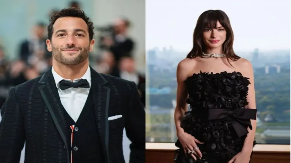 Anne Hathaway sorprende a Daniel Ricciardo en el Met Gala: 'Soy gran fan de la F1'