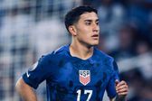 Alejandro Zendejas durante un partido con la Selección de Estados Unidos | INSTAGRAM @azenssa_