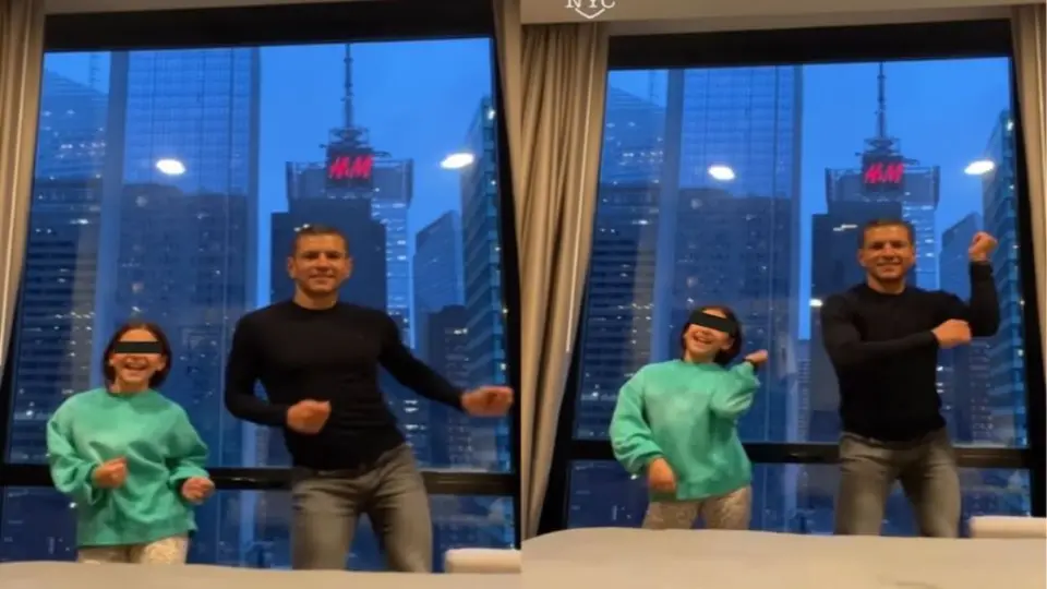 ¡Sacó los prohibidos! Jimmy Lozano sorprendió en redes con divertido baile junto a su hija