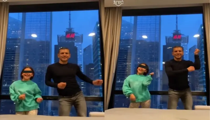 ¡Sacó los prohibidos! Jimmy Lozano sorprendió en redes con divertido baile junto a su hija