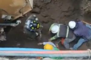 Derrumbe en la Alcaldía Miguel Hidalgo dejó un trabajador fallecido y otro herido