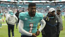 NFL: Dolphins descartaron a Tua Tagovailoa para jugar ante Bills; Skylar Thompson será titular
