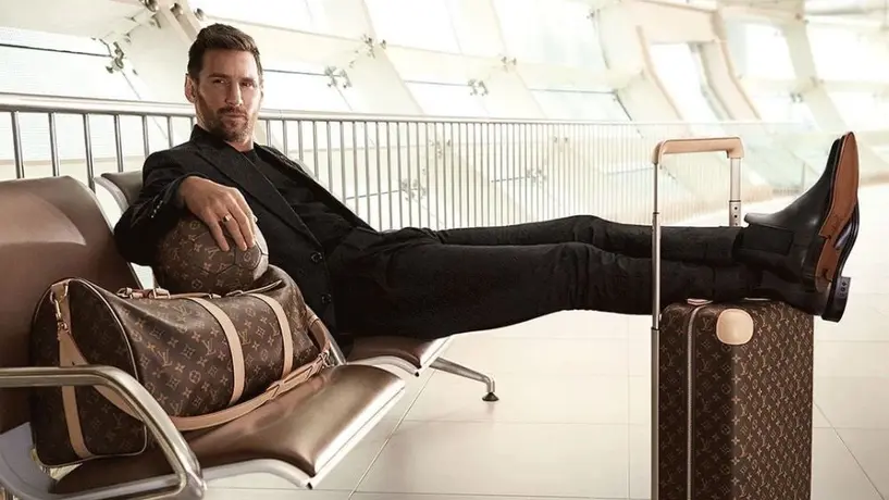 Messi se pone fino y hace comercial de Louis Vuitton ¡Qué elegancia!