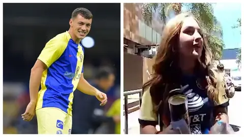 Viñas cumple sueño de aficionada tras romperle el corazón, la abraza y le regala boletos