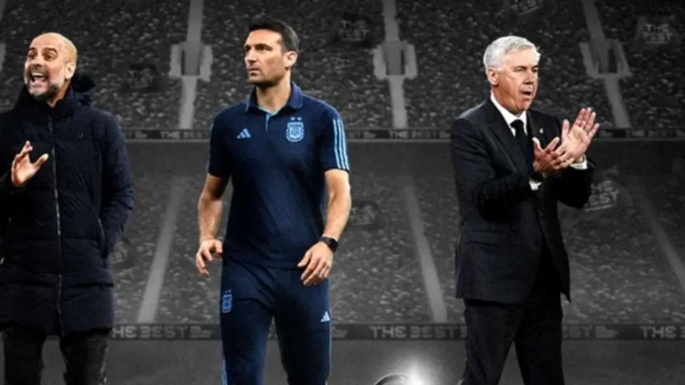 The Best: Lionel Scaloni, Pep Guardiola y Carlo Ancelotti son los finalistas para mejor DT