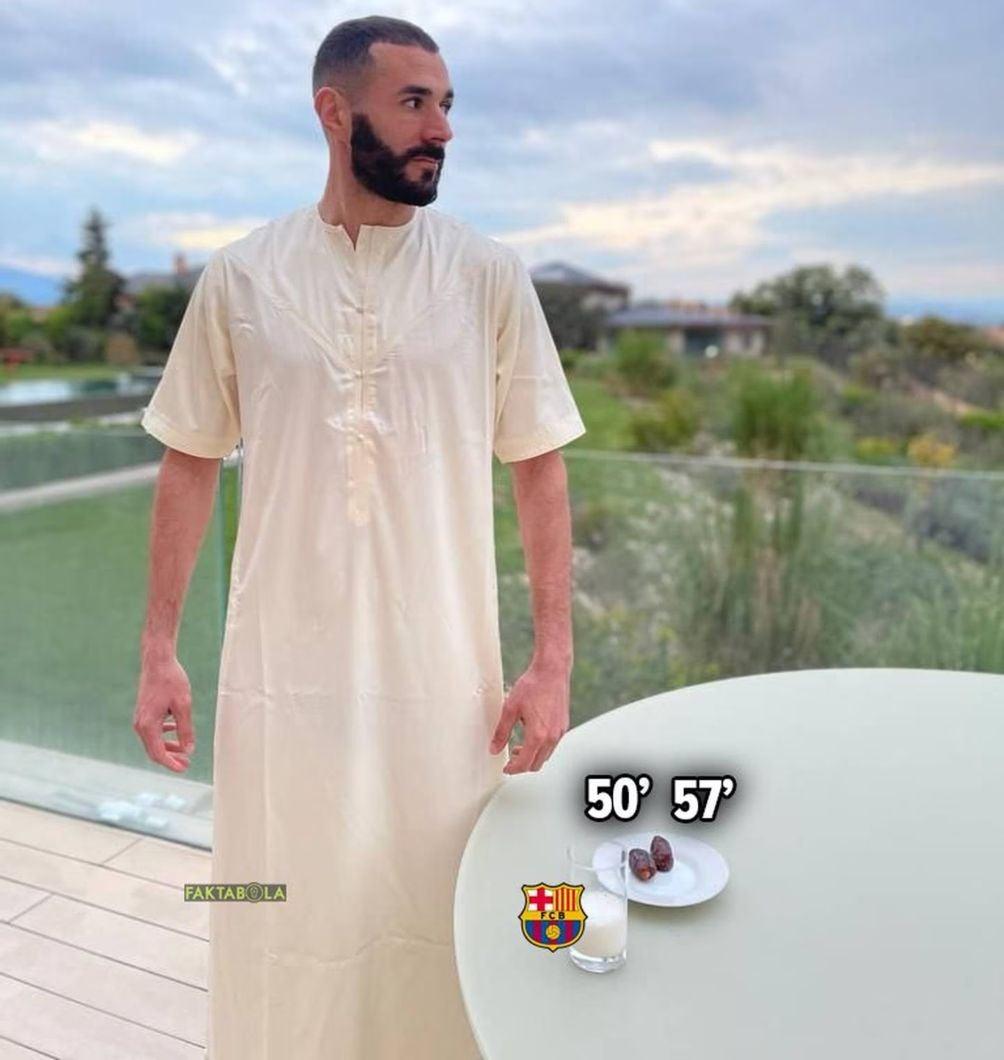 Benzema, protagonista de los memes del Barcelona vs Real Madrid