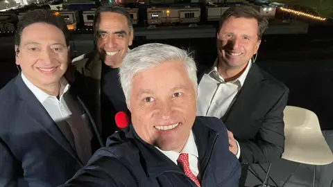 Garay, Sutcliffe, Burak y Coello, juntos por primera vez previo al Super Bowl LVII