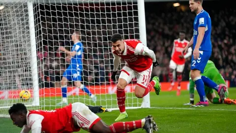 Premier League: Arsenal goleó al Everton y se aleja del Manchester City en la tabla