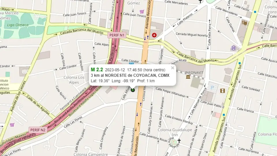 ¡Nuevo microsismo sacude a CDMX! Epicentro fue en Coyoacán