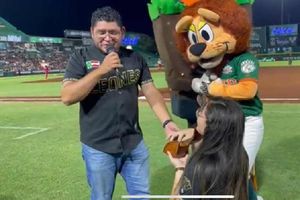 ¡Vaya espectáculo! Mujer le pide matrimonio a su pareja en el juego de los Leones de Yucatán