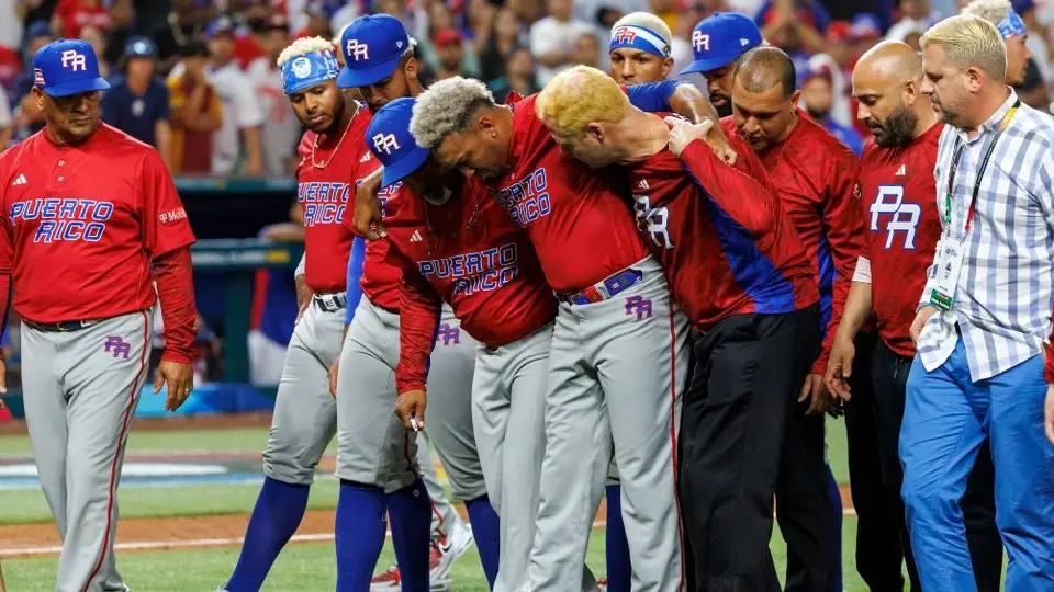 ¡Increíble! Edwin Díaz se lesiona en festejo de Puerto Rico, próximo rival de México en Clásico Mundial