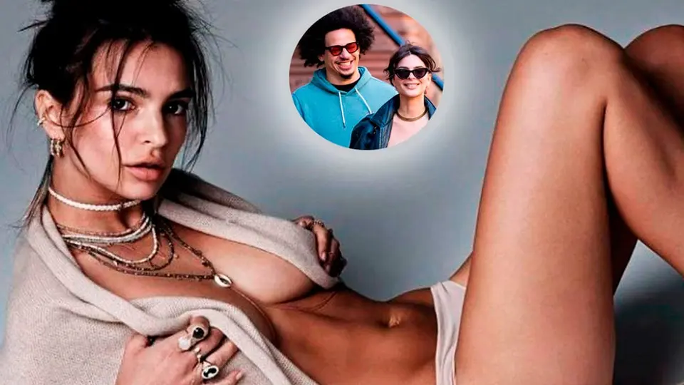 Emily Ratajkowski se muestra desnuda y en la intimidad con Eric Andre; la foto reafirma noviazgo