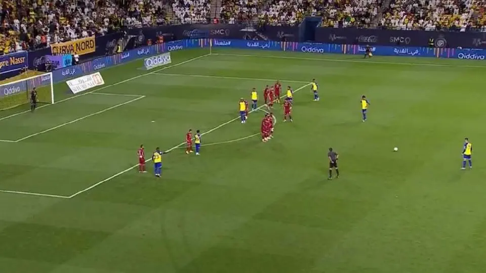 Cristiano Ronaldo marcó un golazo para ayudar en la remontada del Al-Nassr