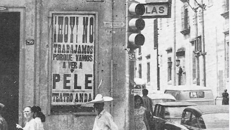 Pelé: El día que el brasileño 'detuvo' las actividades laborales en Guadalajara