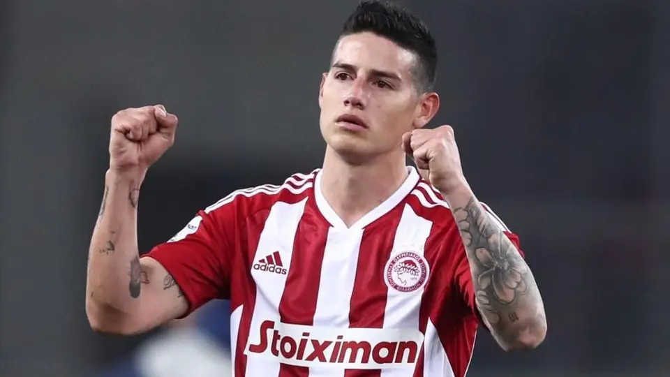 James Rodríguez, fuera del Olympiacos de Grecia
