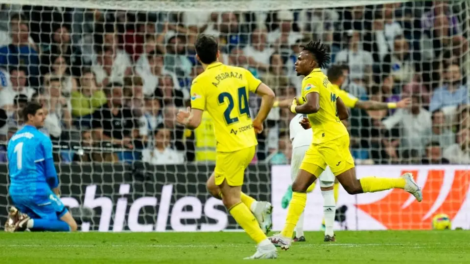 Real Madrid se desploma en casa y pierde frente al Villarreal