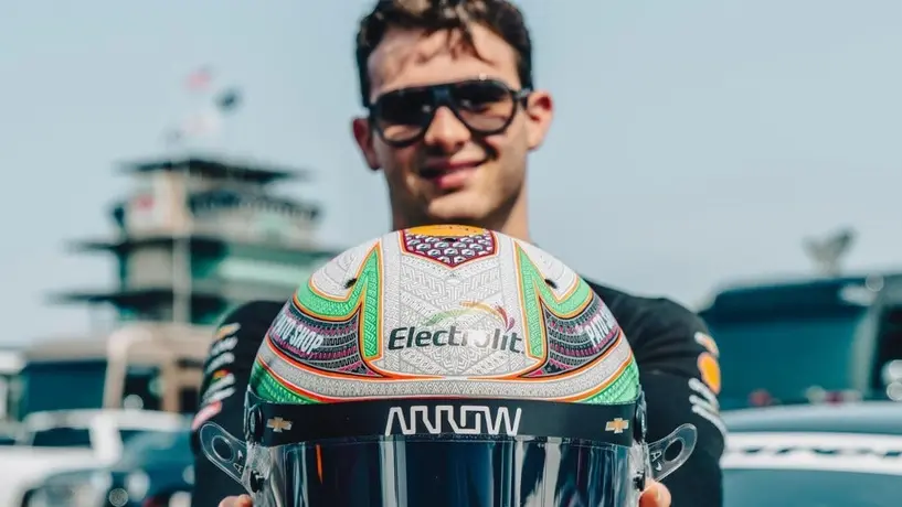 Pato O'Ward correrá las 500 millas de Indianápolis con un alebrije en la cabeza