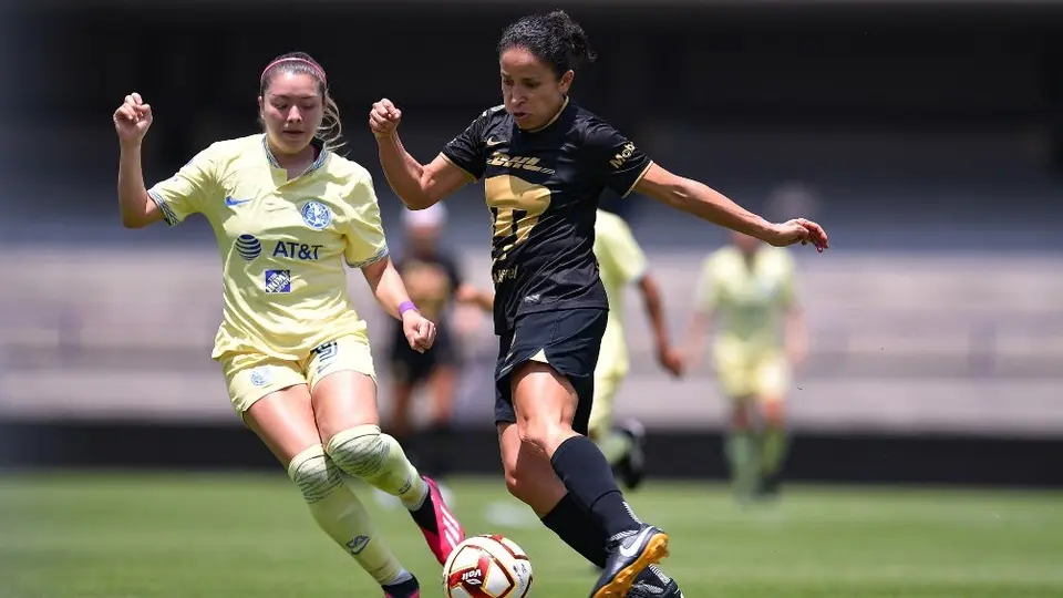 América femenil le saca el empate a Pumas en los instantes finales
