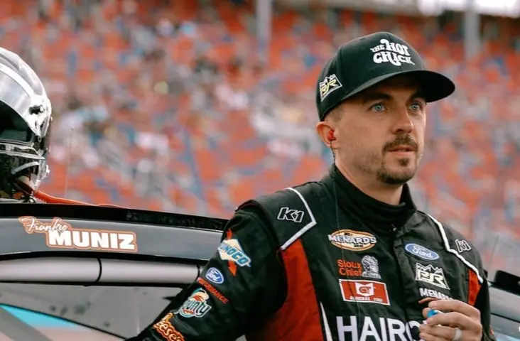 Frankie Muniz después de una carrera | INSTAGRAM @frankiemuniz4