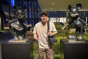 Erick Gutiérrez disfruta de sus vacaciones en Disneyland