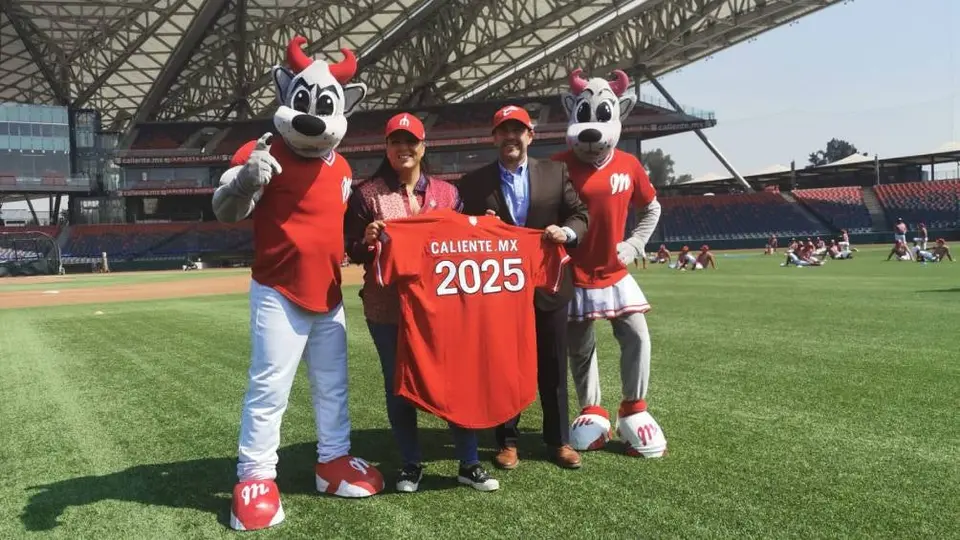 Diablos Rojos del México anunció a Caliente MX como su nuevo socio comercial