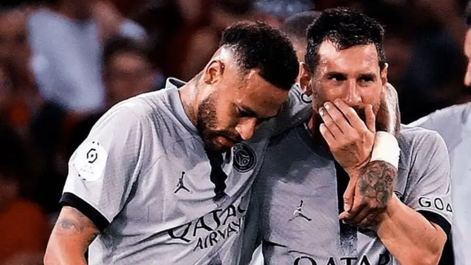 Neymar conmueve con su despedida a Messi del PSG