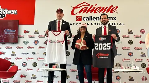 Grupo Caliente anunció su alianza con la Liga Nacional de Baloncesto Profesional en México