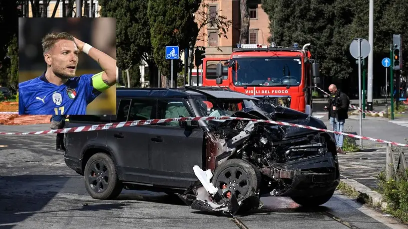 Ciro Inmobile al borde de la tragedia, sufrió horrible accidente y se fracturó una costilla