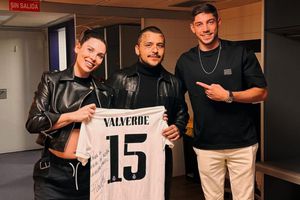 Federico Valverde y su esposa asistieron al concierto de Christian Nodal en Madrid