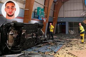 Jugador de futbol, Sofian Kiyine, sufrió espectacular accidente en Bélgica; su auto salió volando