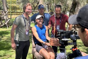 Marcela Zacarías celebró su cumpleaños en el Abierto de San Luis
