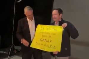 No era broma; Ricardo Salinas busca reclutar jugadores con cartulina fluorescente