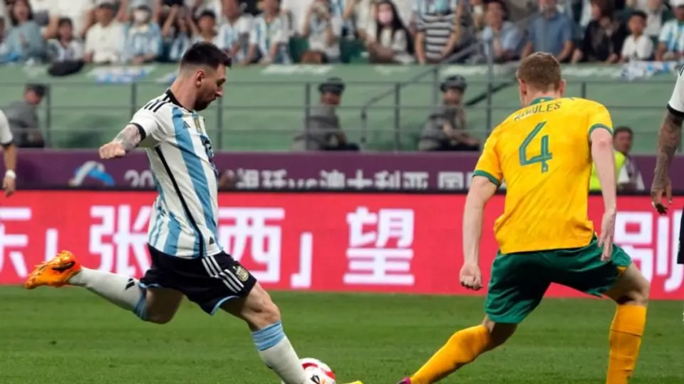 Messi anotó un golazo contra Australia; es el más rápido de su carrera