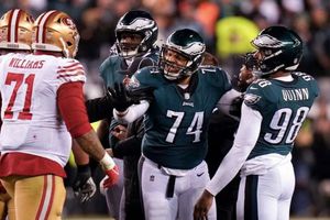 Jugadores de 49ers y Philadelphia se pelearon durante la Final de la NFC