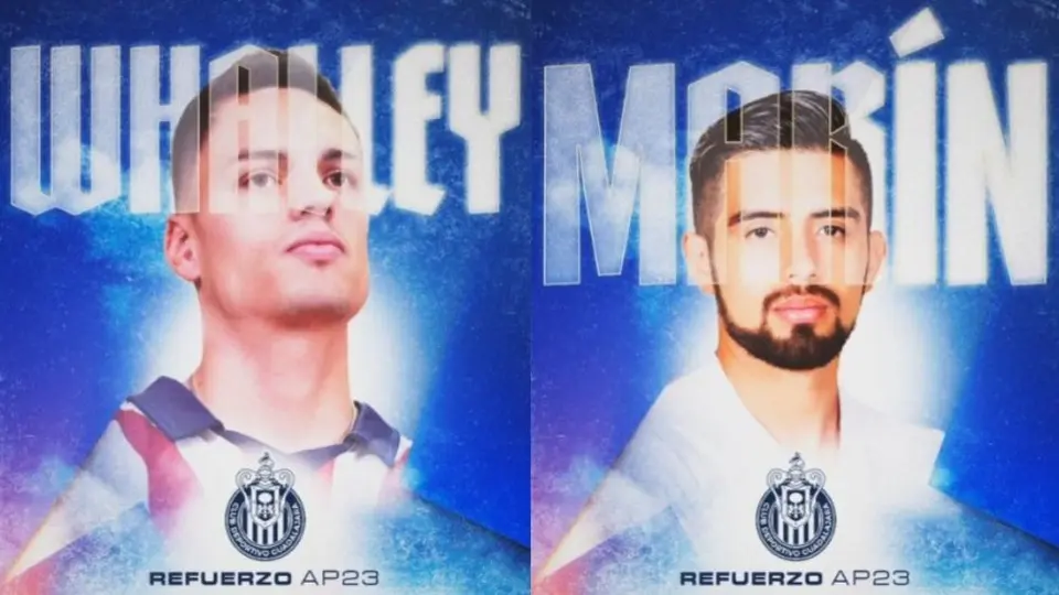 Chivas hace oficial los fichajes de Óscar Whalley y Ricardo Marín