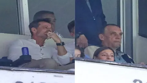 Diego Cocca y Ares de Parga presentes en el Azteca para el Cruz Azul vs Atlas