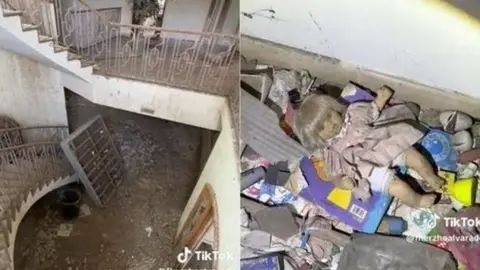 Joven recorre la casa abandonada de los Arellano Félix y se vuelve viral en TikTok