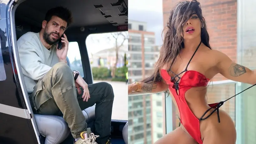 Modelo brasileña revela que Piqué le enviaba desnudos cuando aún estaba con Shakira