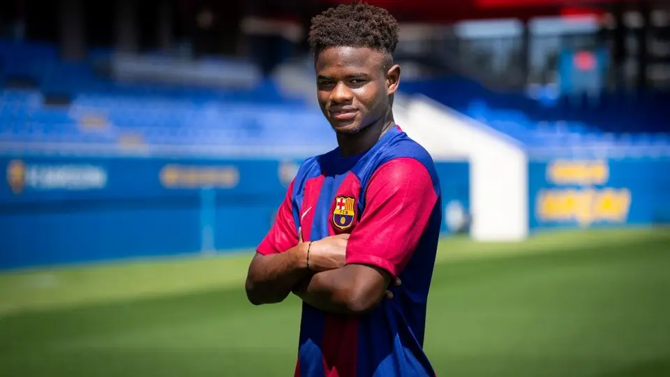 Barcelona: Mikayil Faye, nuevo jugador juvenil para los culés hasta 2027