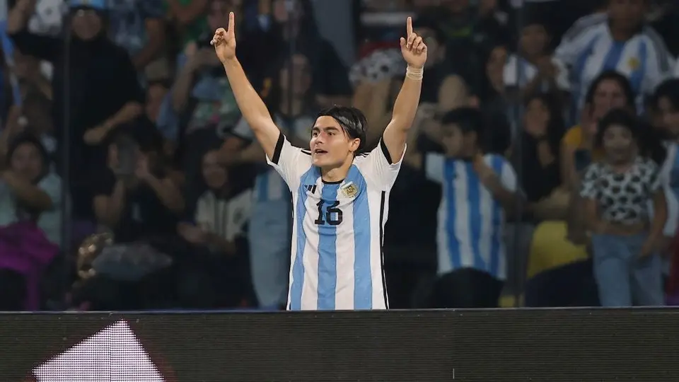 Luka Romero, el mexicano que anota su primer gol con Argentina, en Mundial Sub 20