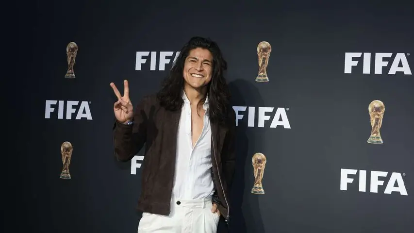 Cristo Fernández en la presentación de la FIFA l AP