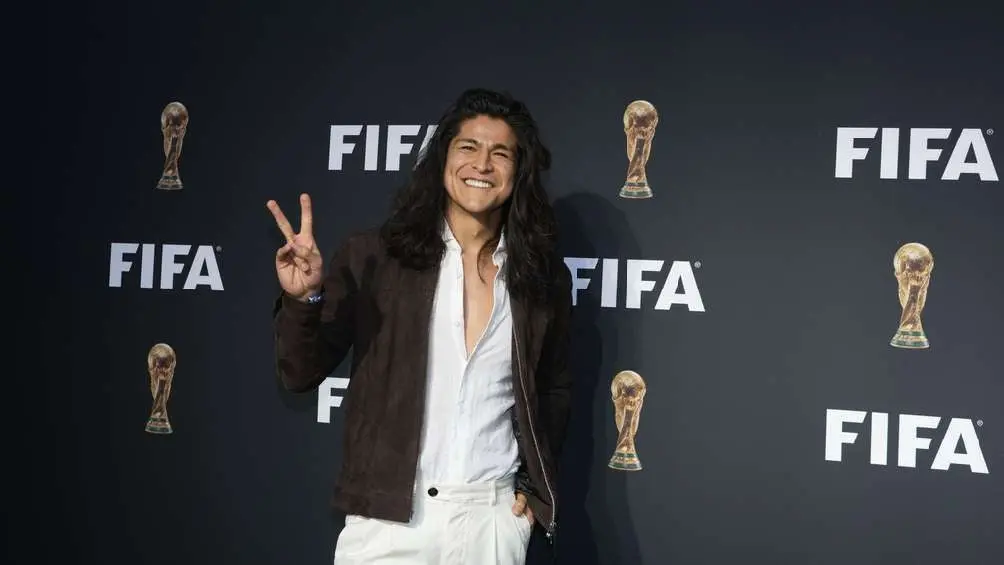 Cristo Fernández en la presentación de la FIFA l AP